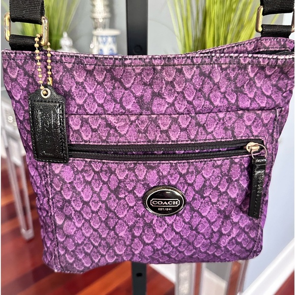 Coach Purple Crossbody Bag - Picture 3 of 8